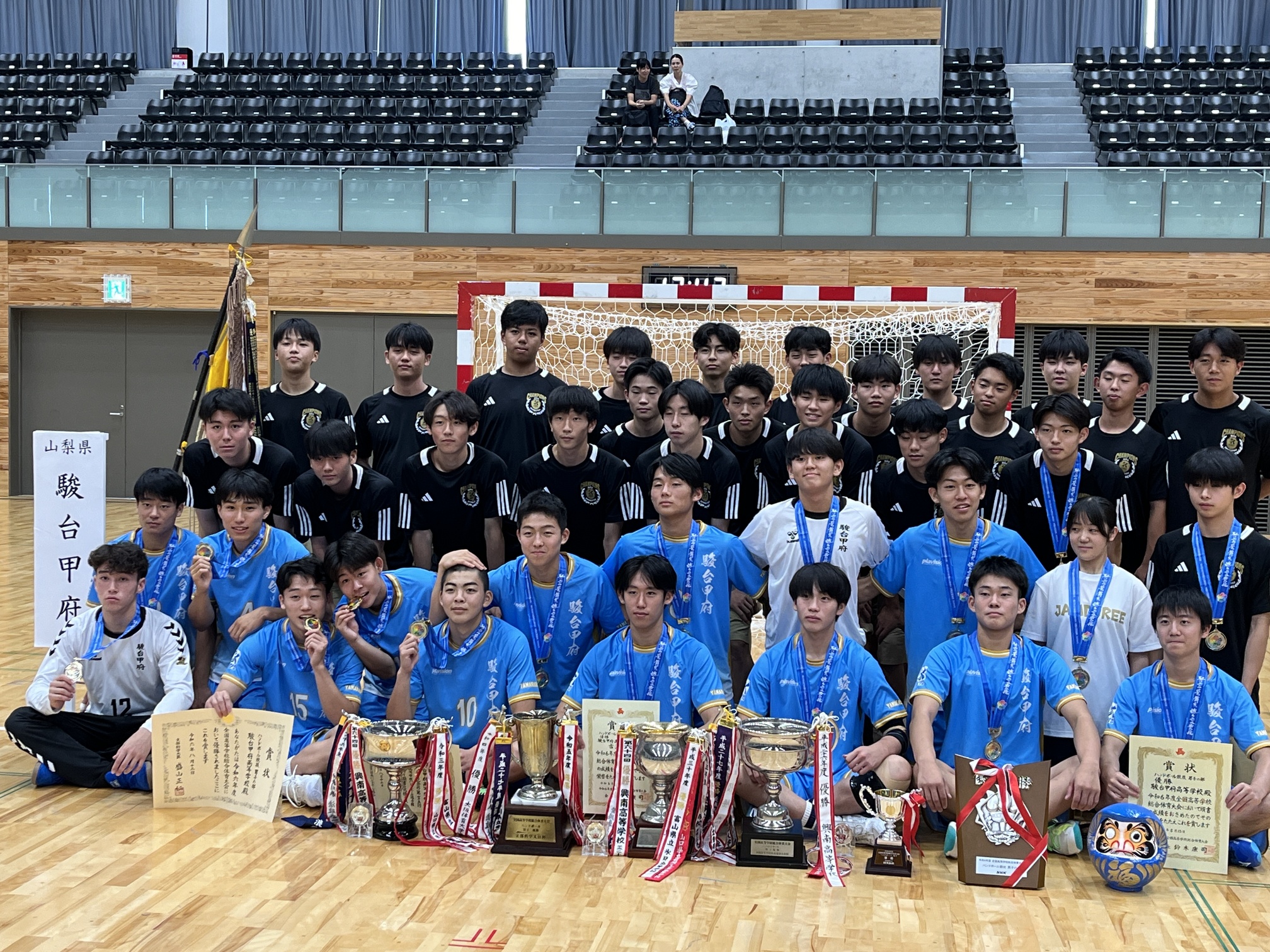 男子ハンド部インターハイ初優勝！ | 駿台甲府学園